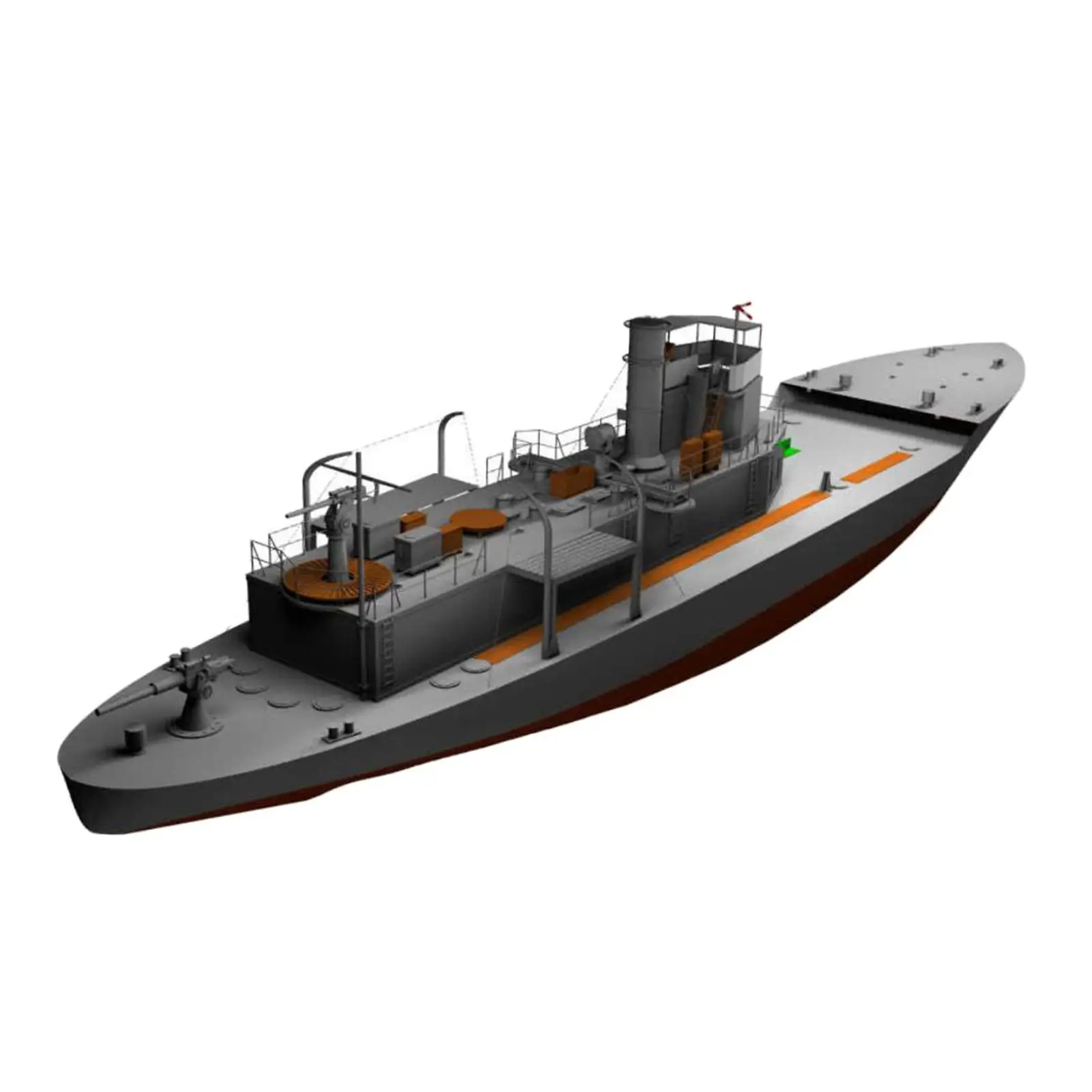 1/100 Patrol Boat Kits Papercraft DIY Assemble Toy for Adults Kids Children