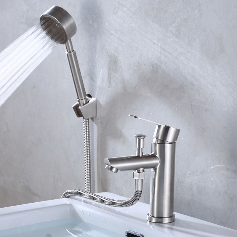 Title 1, Bathroom Basin Faucet Stainless Steel Single Ha...