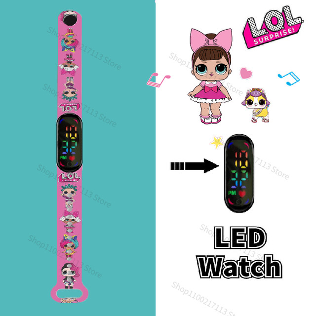 LOL SURPRISE Montre lectronique tanche pour Enfant Personnage