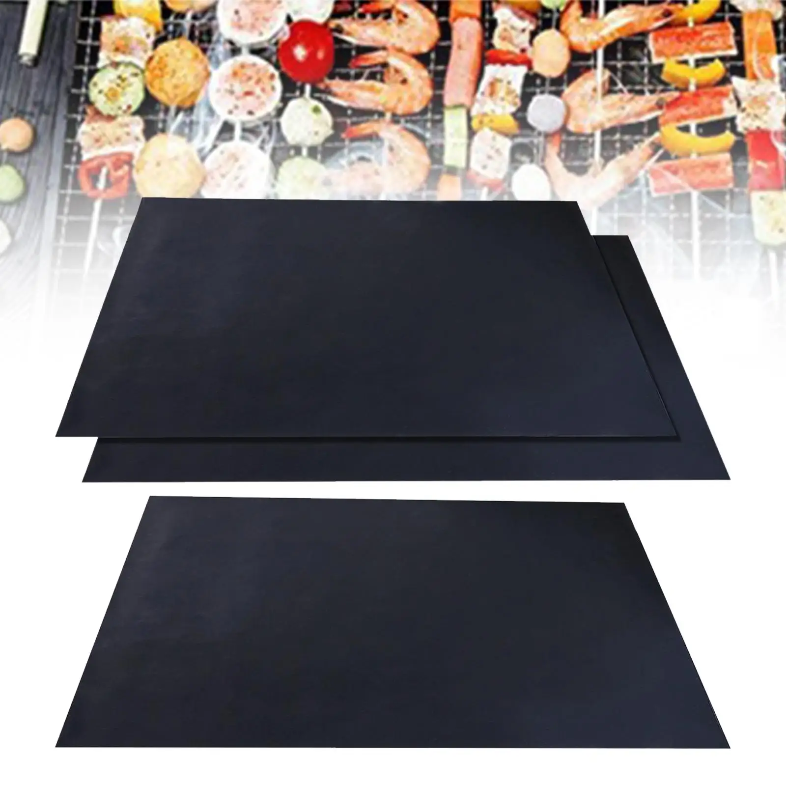 3Pcs Heavy Duty Baking Sheet Pastry Mat grill Mat for Kitchen Camping Outdoor