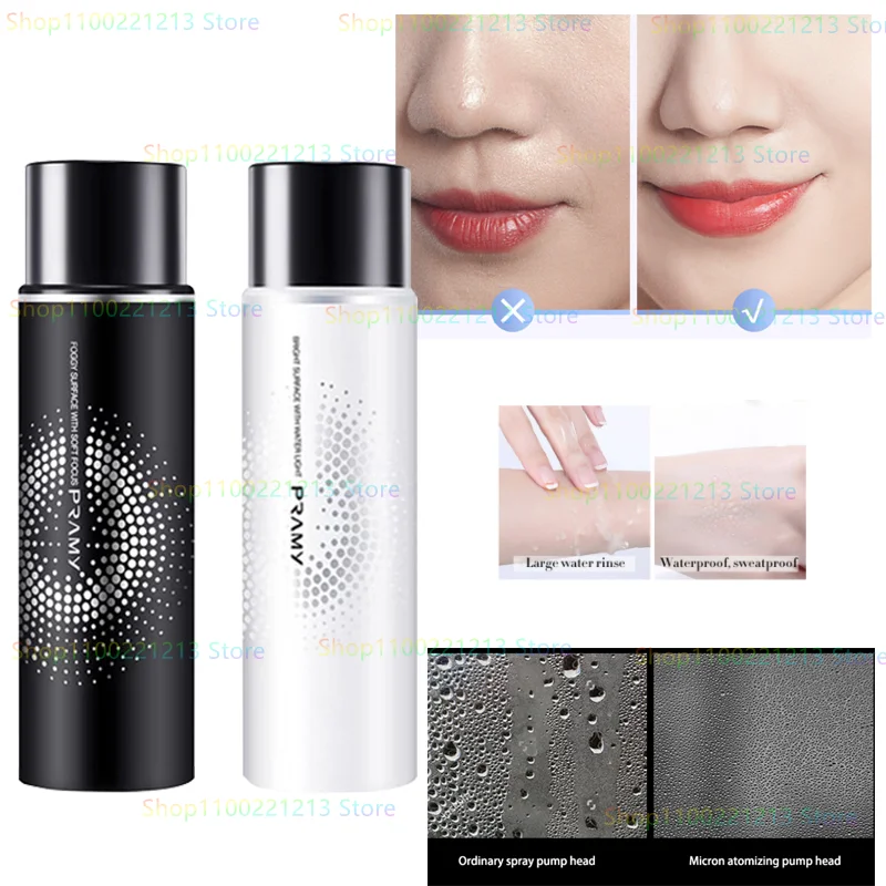 Best of PRAMY Makeup Setting Spray Moisturizing Oil Control Anti-sweat Is Not Easy To Take Off Makeup Fast-forming Film Anti-smudge Reviews & Tips