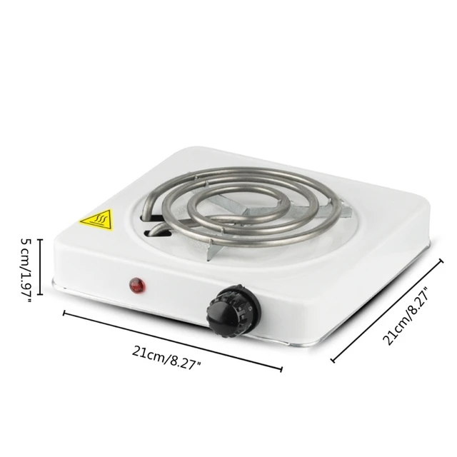 Electric Hot Plate for Cooking Portable Single 1000W Cast Iron hot plates  Heat-up in Seconds Temperature Control - AliExpress