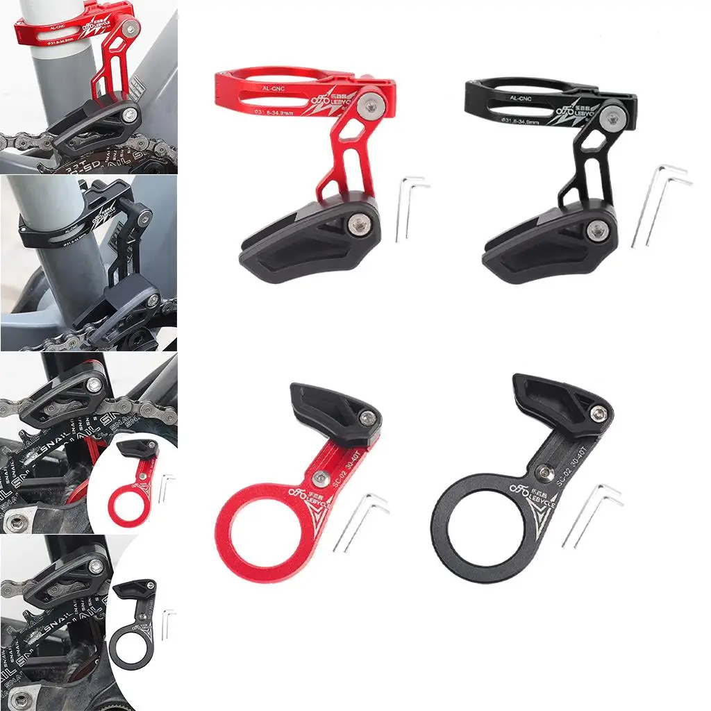 Chain Guide BB Mount Aluminium Alloy Mount Bike    Chain , Single  Chain Device with Installation Tool