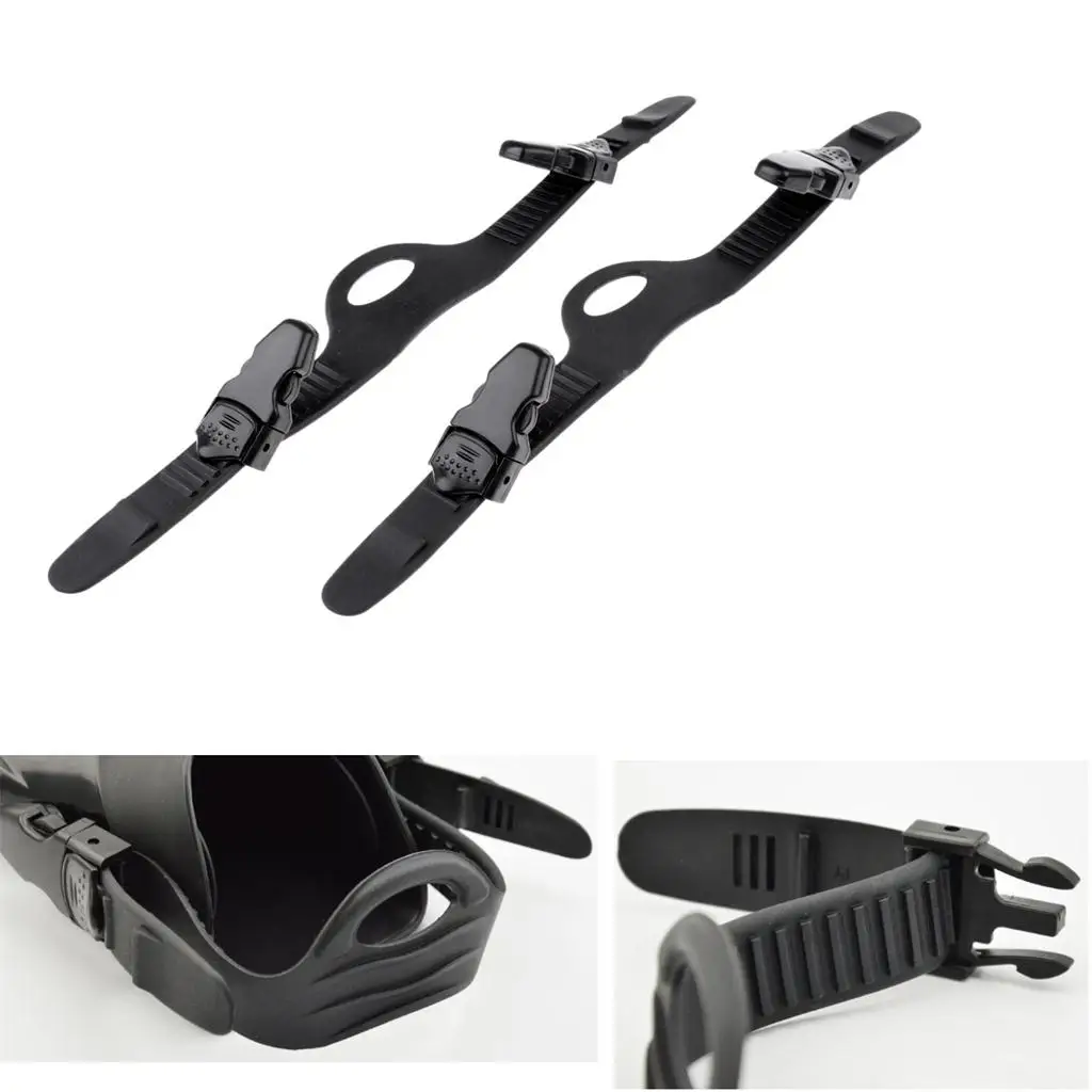 Adjustable Rubber Fin Flippers Strap Swimming Scuba Diving  Accessories