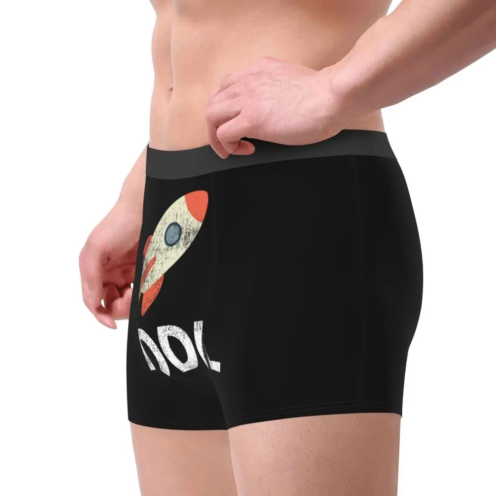 Men's Boxer Shorts Panties Funny Cryptocurrency Hodl Mid Waist Underwear Bitcoin Crypto Dogecoin Btc Blockchain Homme Underpants mens woven boxers