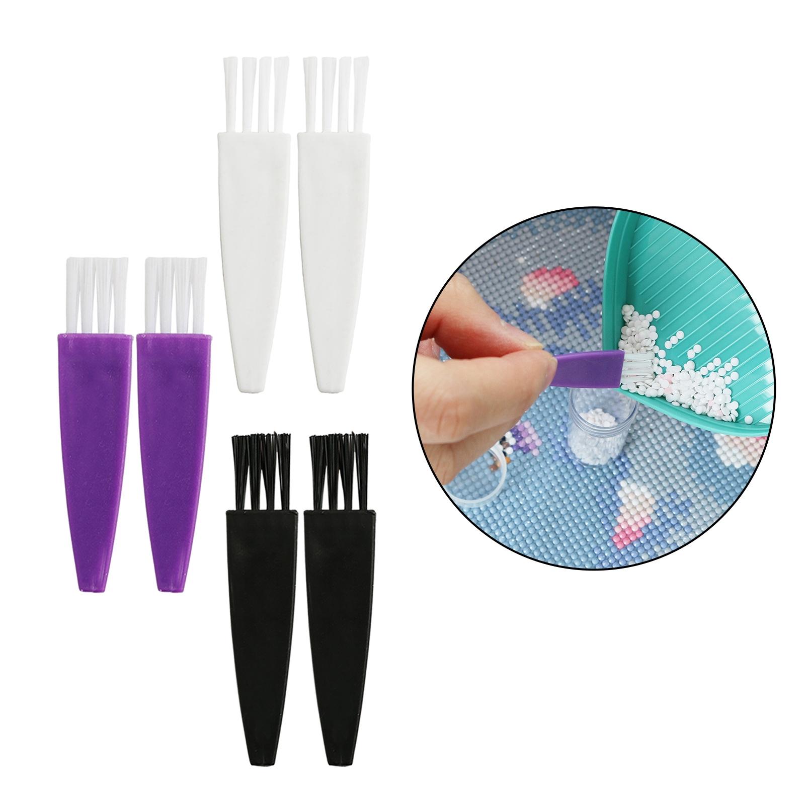 Diamond Painting Point Drill Brush Durable ABS Diamond Painting Cleaning Brush for Home Cross Stitch Desk Cleaning Accessories