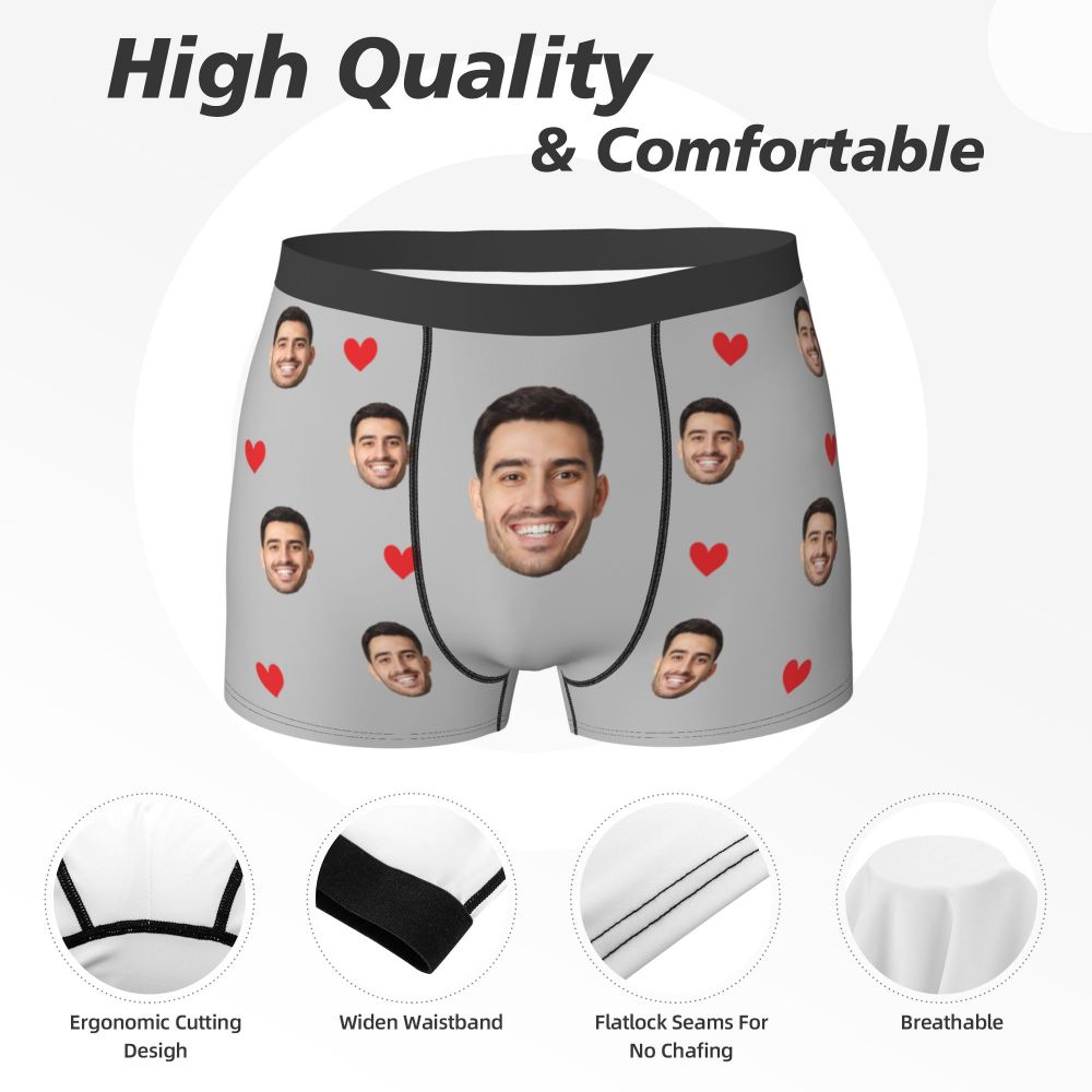 Title 41, Cuecas boxer personalizadas para homens, presen...