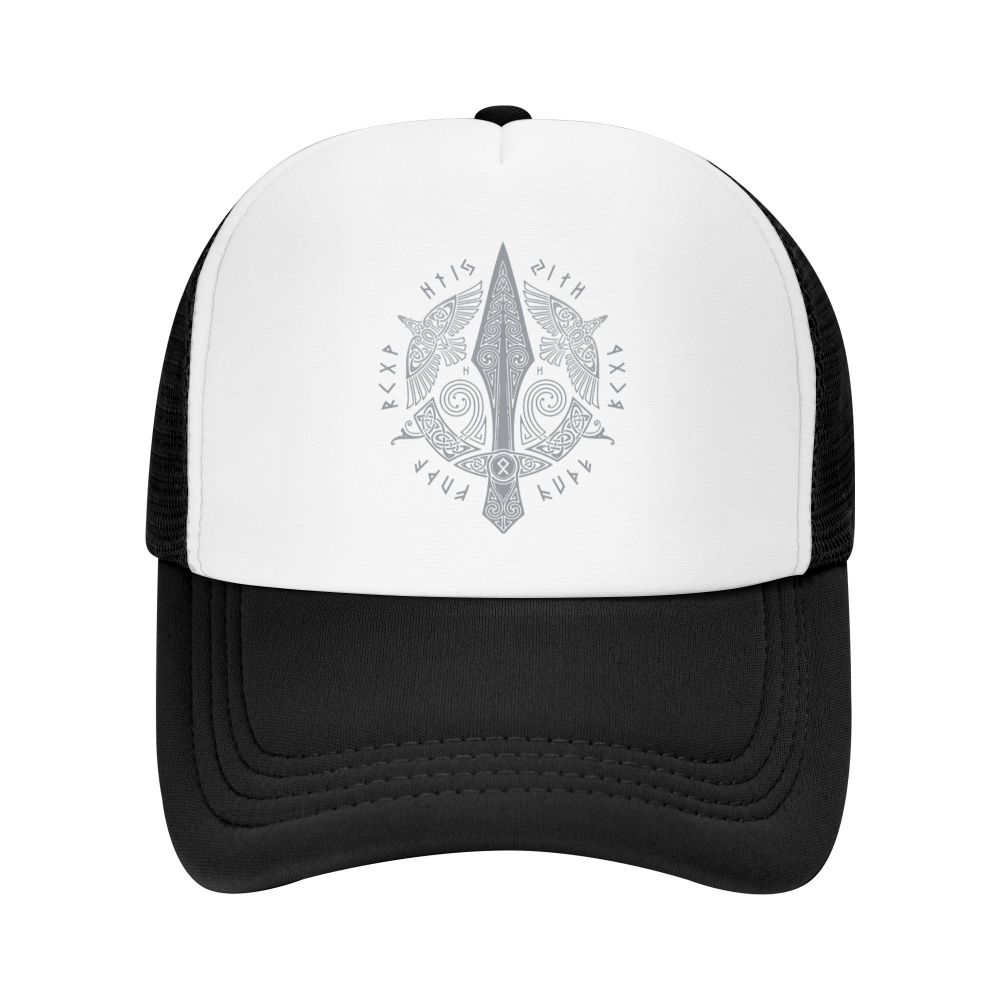 Gungnir Odin's Spear Vikings Mesh Trucker Caps