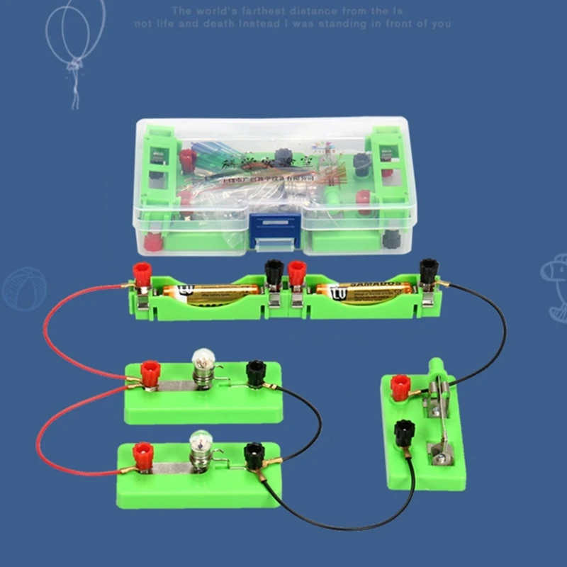 Lab Learning Circuit Experiment Set Para Crianças,