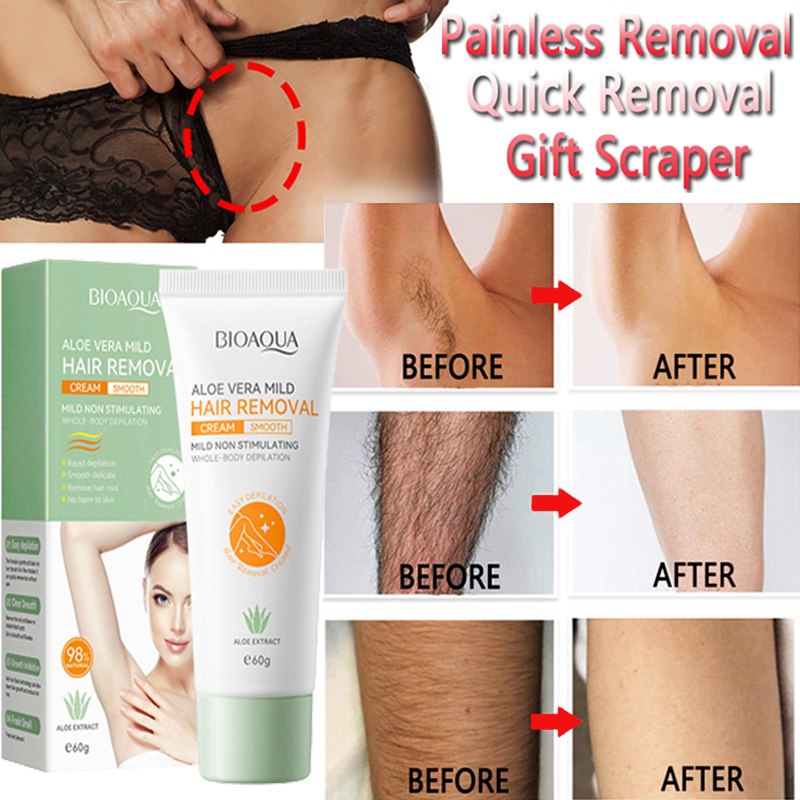 Best of Permanent Hair Removal Cream Aloe Vera Depilatory Products Armpit Arm Hand Legs Painless Effective Remover Body Skin Care Beauty Reviews & Tips