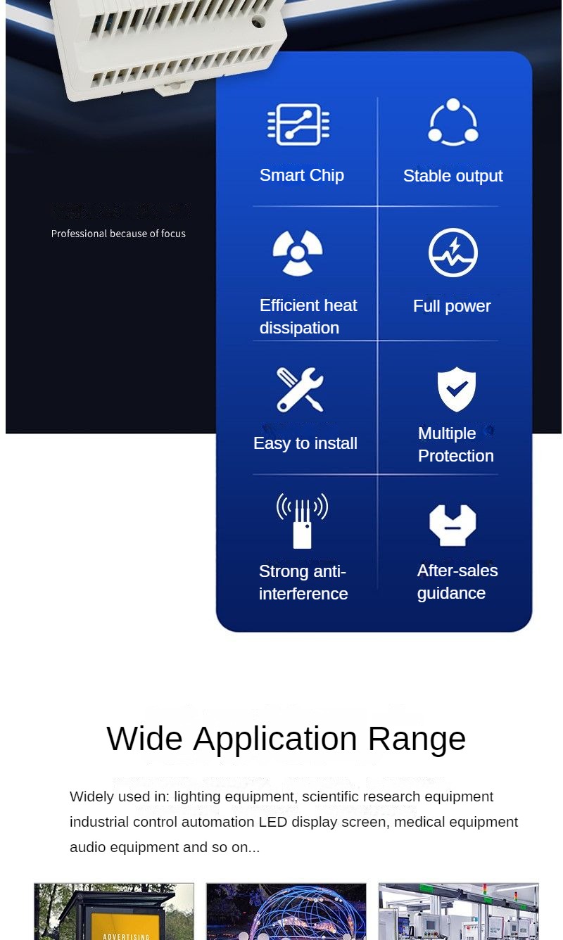 interruptor, saída trilho industrial do RUÍDO, EDR-75