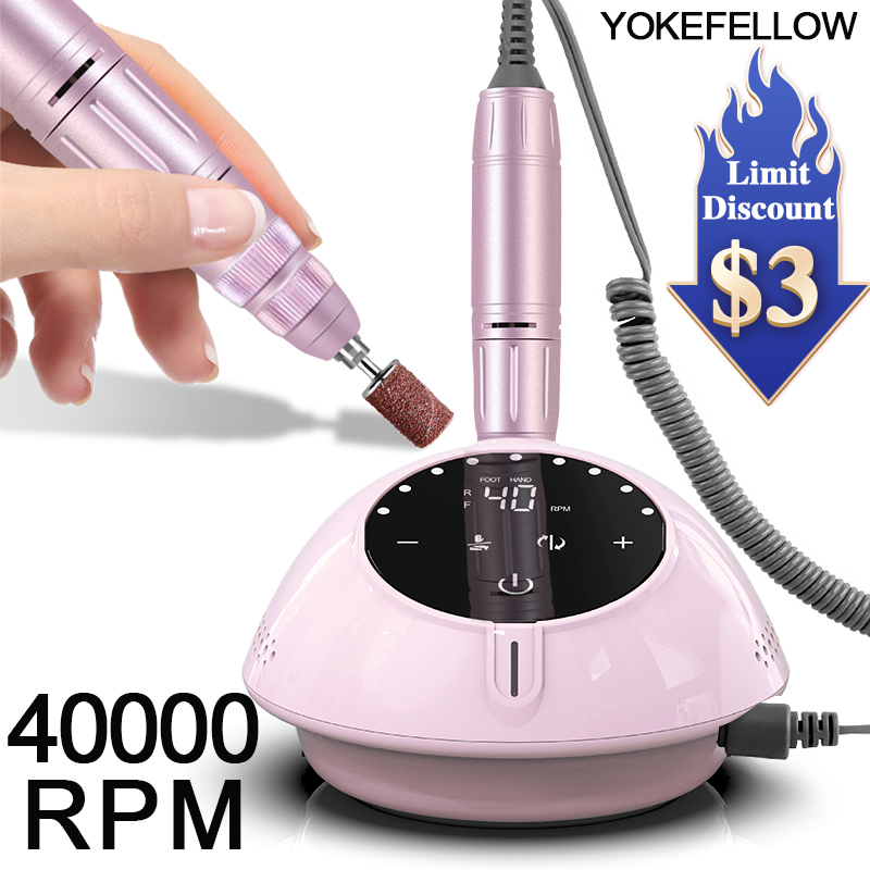 Best of 40000RPM Nail Drill Machine With HD Display Manicure Machine New Upgrade Electric Nail File With Cutter Nail Art Salon Tools Reviews & Tips