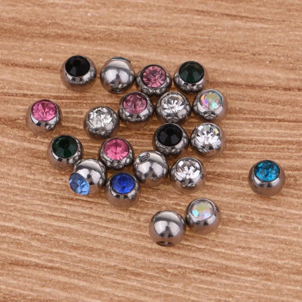 20pcs Balls Stainless Steel Spare Piercing