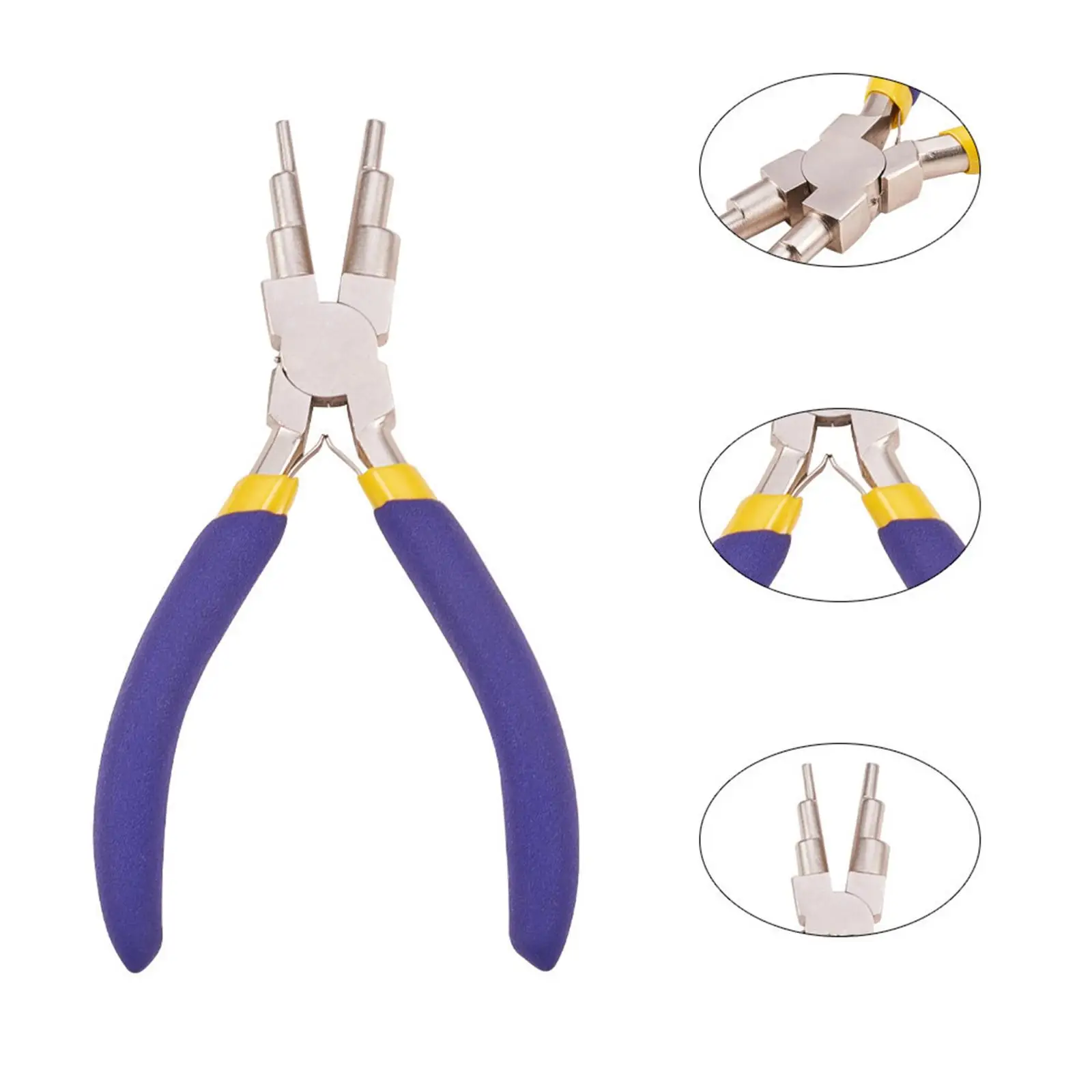 6 in 1 Bail Making Pliers Professional Portable Wire Looping Pliers for Wrapping Jump Rings DIY Crafts