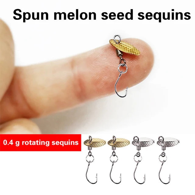 Fishing Lures Sequins Spinner Hook Thickened Sub-bait Free Hook Fishing  Tackle Fishing Lures Kit Lures Spinner Blades XR-Hot - AliExpress