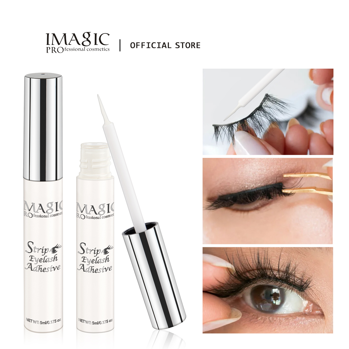 Best of IMAGIC 5ML New False Eyelash Glue Primer Waterproof Long Lasting Quick Dry Extension Easy Remover Pegamento Pestañas Makeup Tool Reviews & Tips