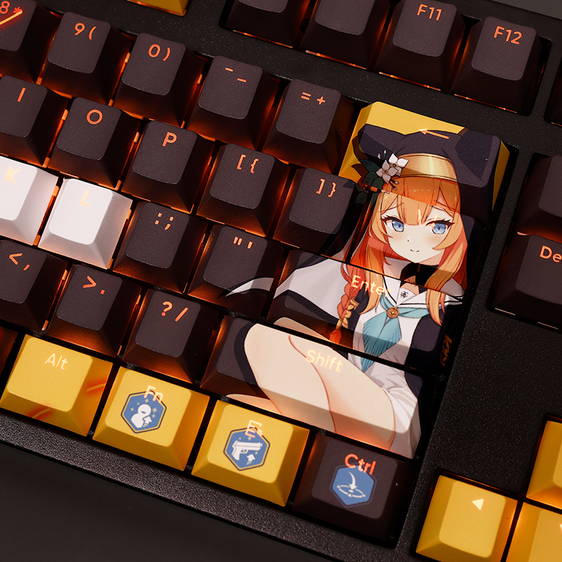 de Anime, Beauty Girl Key Caps, cereja