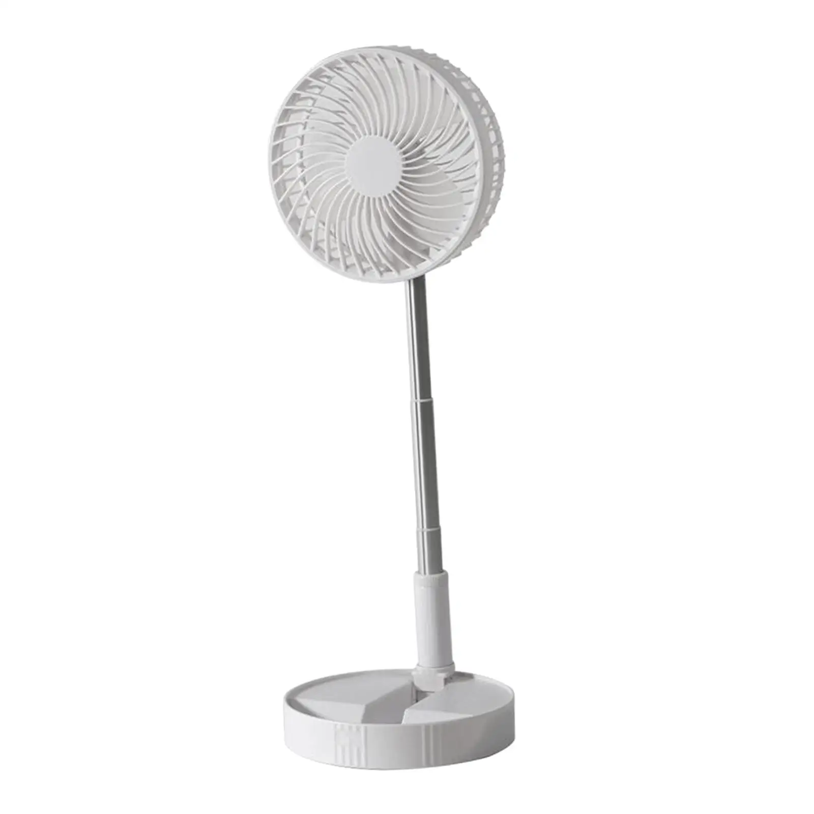 Mini Air Cooler Fan 4 Speed USB Charging Foldable Fan Oscillating Fan Quiet Fan Desktop Shaking Fan for Bedroom Study Room Hotel