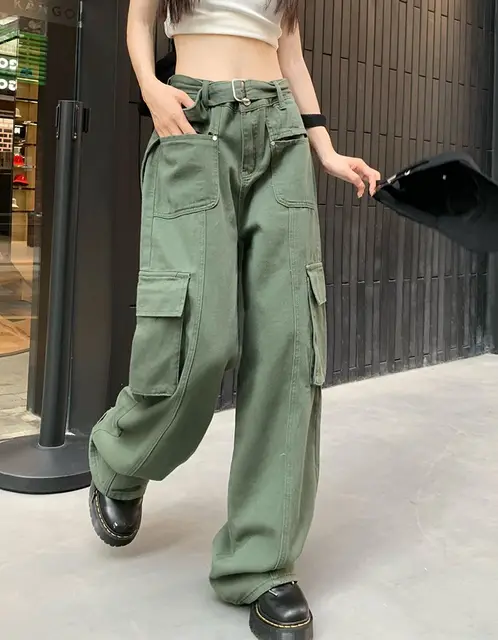  LOLOCCI Cargo Pants Women Halloween Green Pants Casual High  Waist vCargo Pants Cargo Pants Women Baggy Y2K Army Green S : Clothing,  Shoes & Jewelry