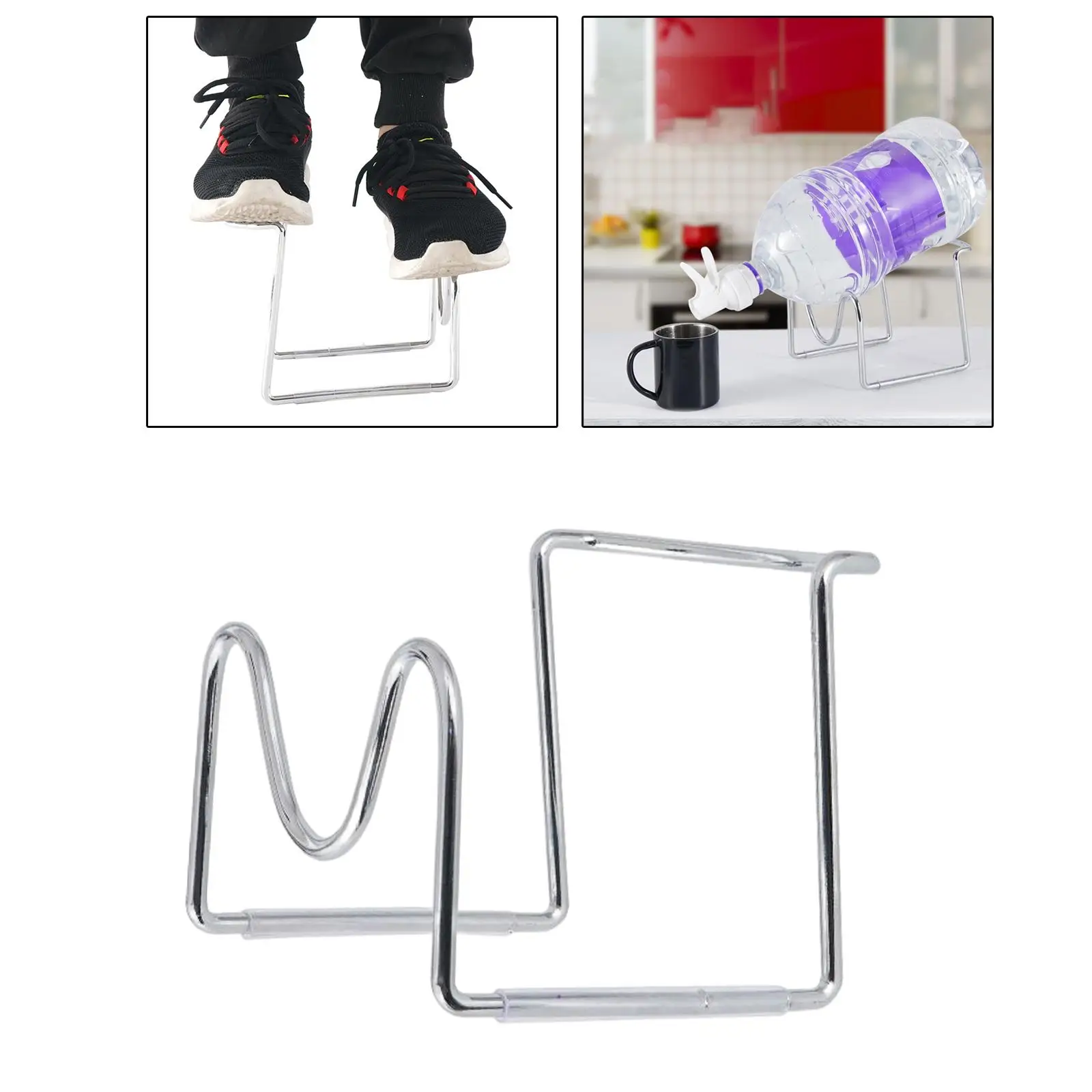 Stainless Jug Stand Beverage Holder Cradle Rack for Party