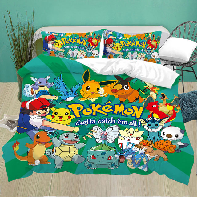 Pokemon : PillowCase Bodypillow 4pcs Bedding Sets ALP-SWOR-616 