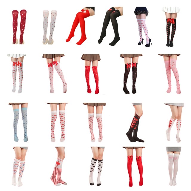 Women's Valentines Day Tights with Hearts Red Heart Sexy Leggings Skinny  Pant Patterned Red Heart Sporty Sweet, Black, Small : : Clothing,  Shoes & Accessories