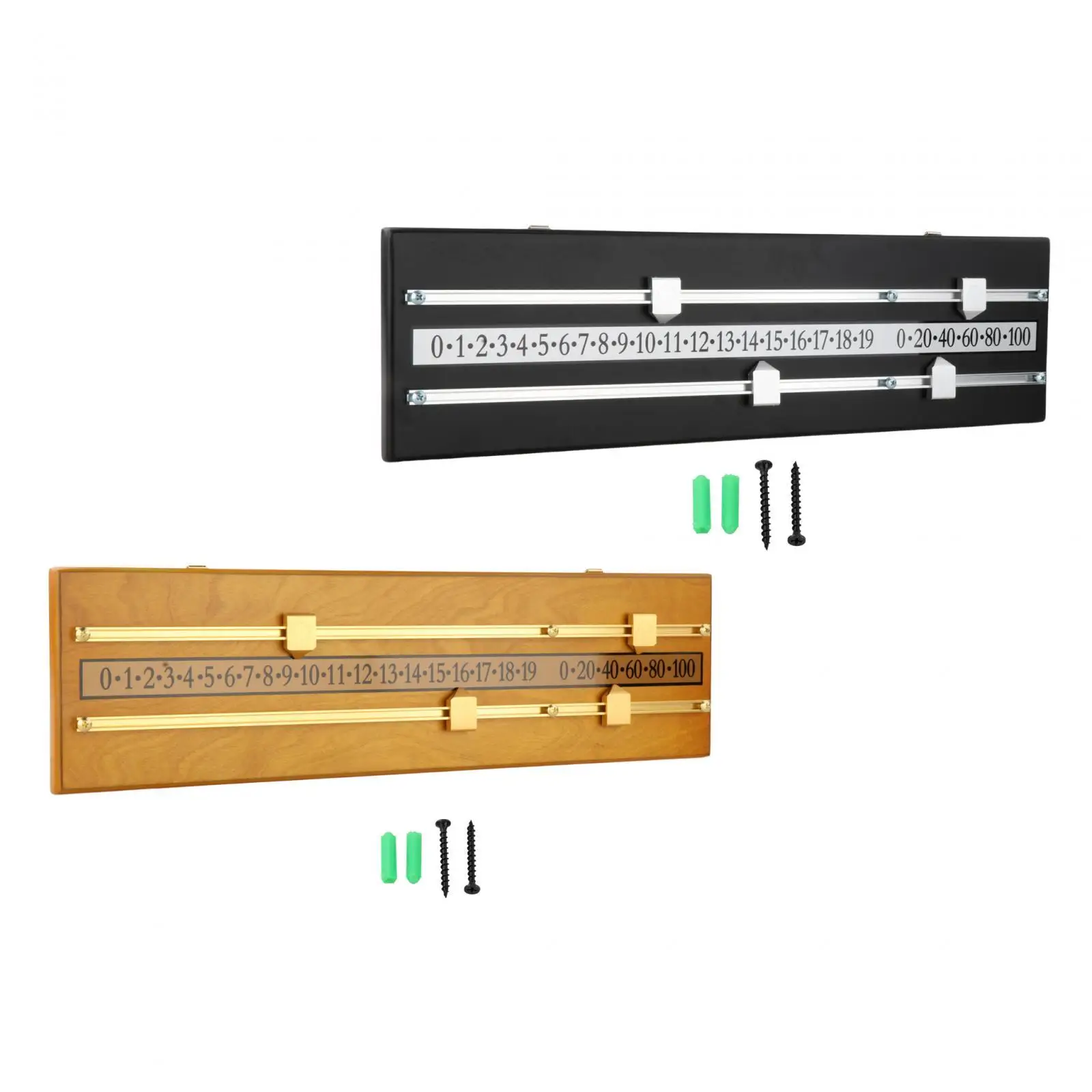 Wooden Billiard Score Board Accessories Referee Gear Scoring Device Foosball Counters Shuffleboard Wall Mounted Scoreboard