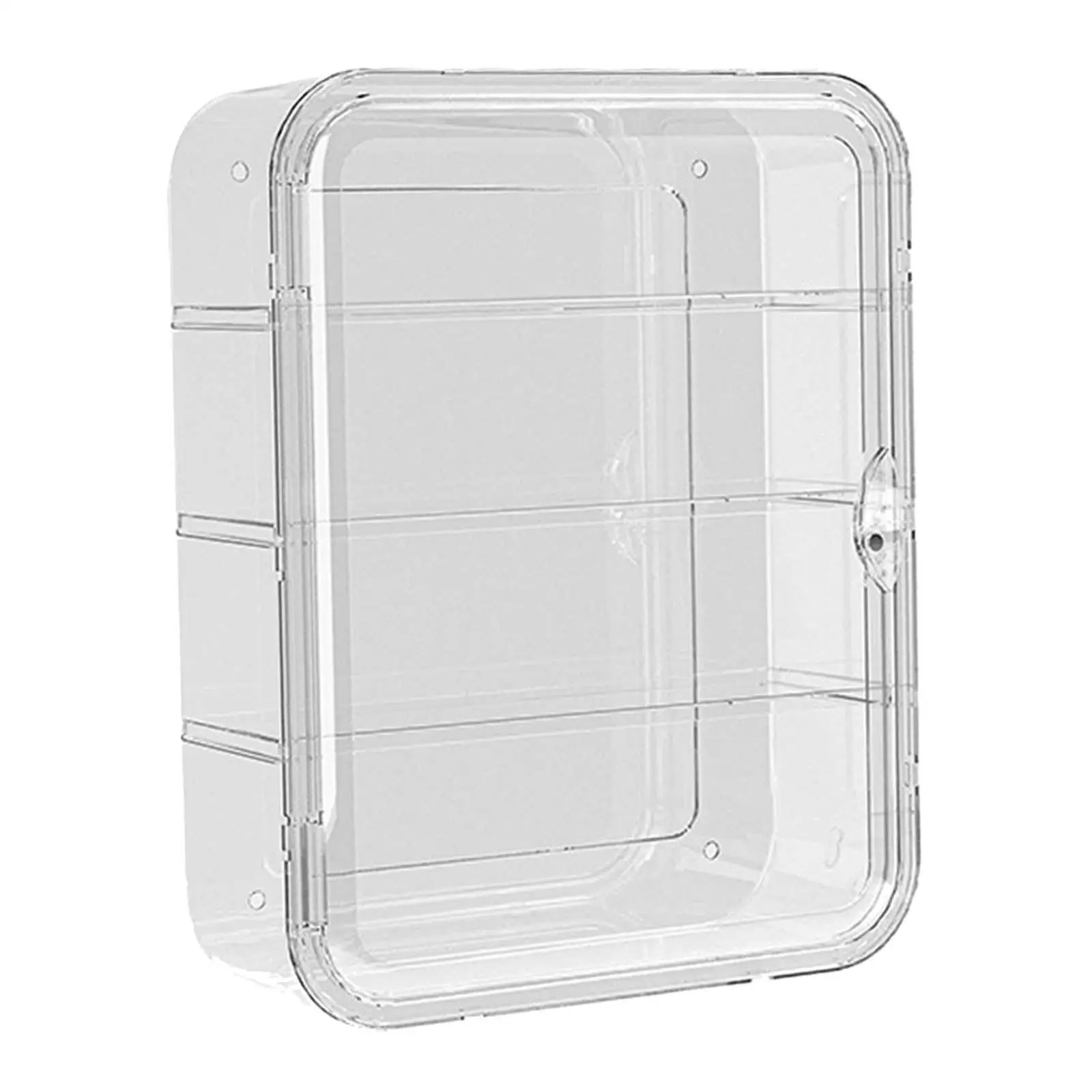 Clear Figurine Display Box Dustproof for Collections Spice Can Mini Toys
