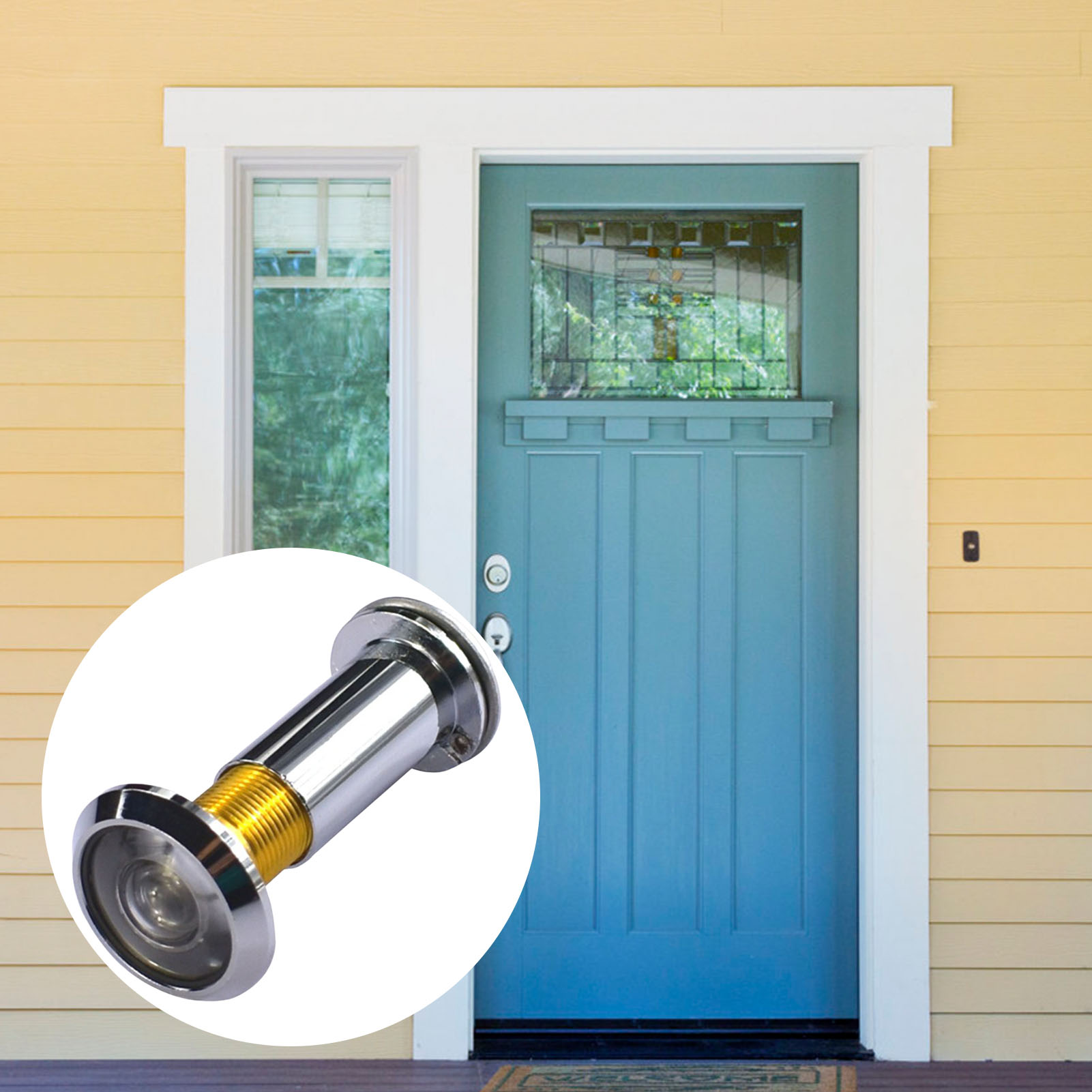 Description Picture 5 of itemSecurity Home Doors Viewer Peephole Wide Angle House Apartments Accessory for Friends Family Housewarming Gift