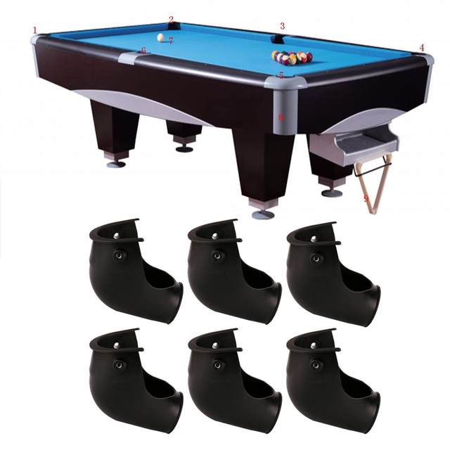 6 Pieces Billiard Baskets Pool Table Pocket Billiards Pool Game