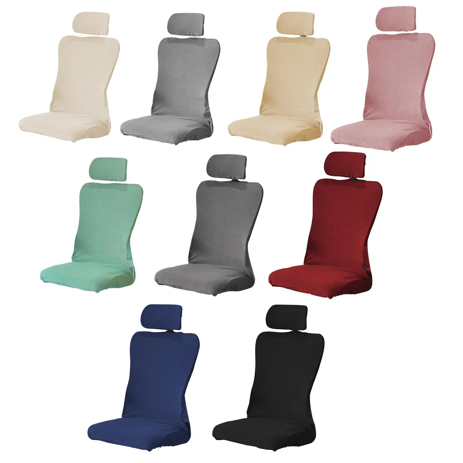 Office Chair Cover with Headrest Cover Washable Stretchable Water Resistant for Dining Room Kitchen Swivel Computer Desk Chairs
