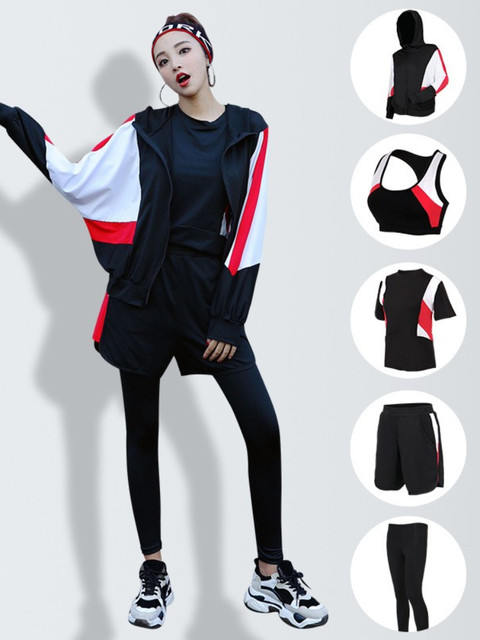 Track Suit Ladies Sports Suits Gym Running Clothes Autumn/winter Morning  Running Yoga Hooded Sweat Suit Set Women Sportwear - AliExpress