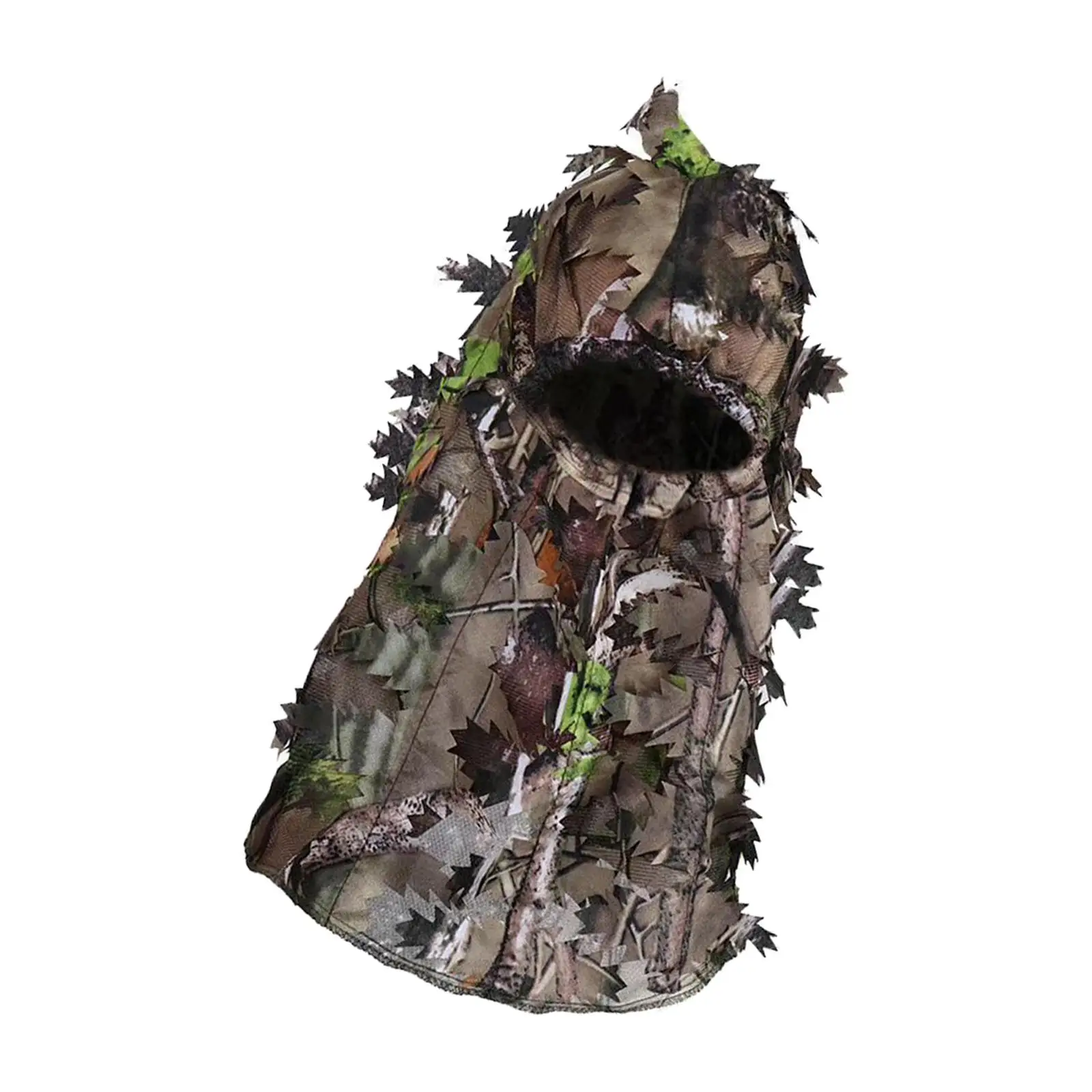 Camouflage Leafy Hat Full Face Unisex Adult Ghillie Headwear for Woodland