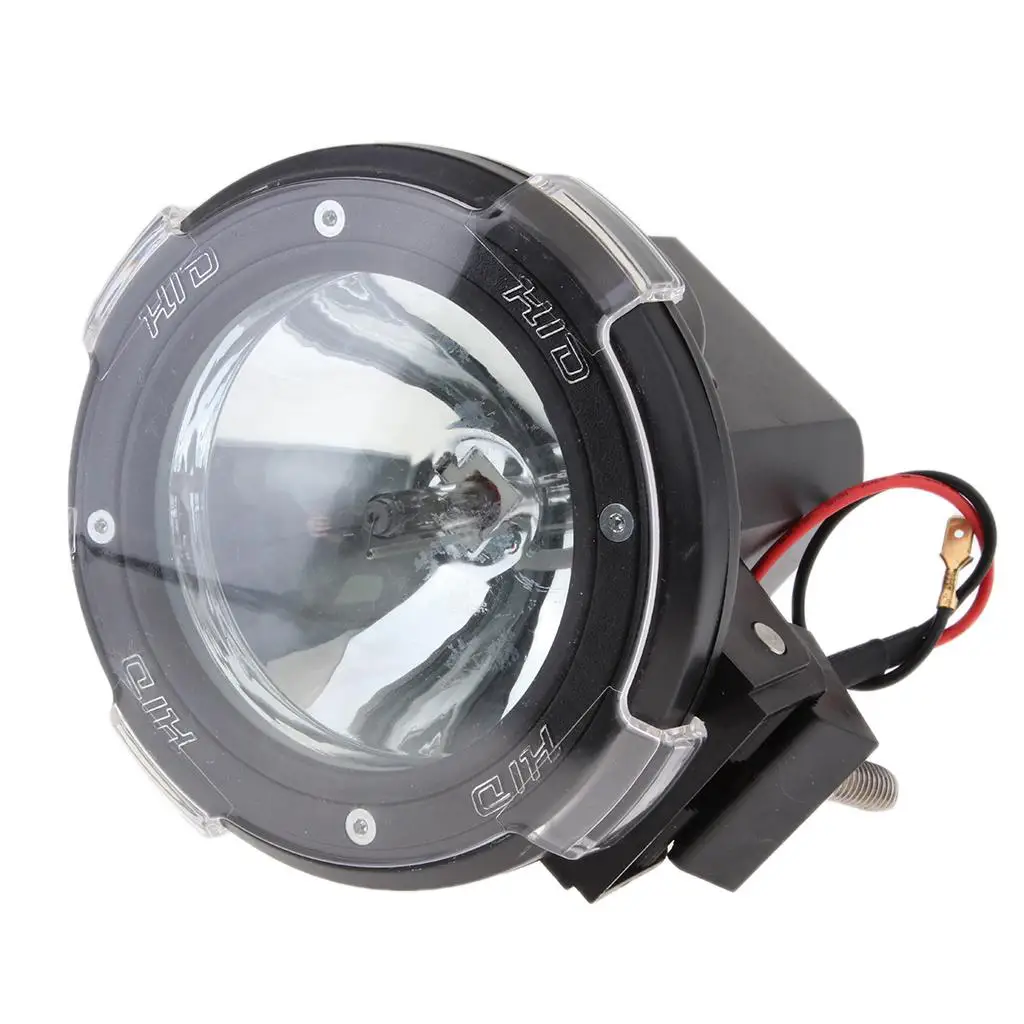 55W HID Driving Light Working LIght Lamp  Flood Driving Lights   Xenon Bulb Spotlight for  Car Truck Round Lights