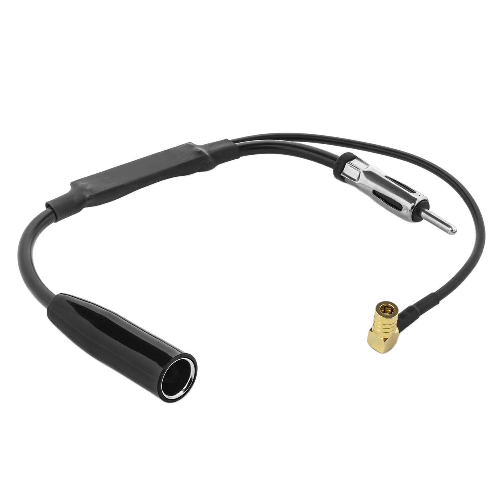 Antenna Splitter Adapter Car Radio Portable Plastic Car Supplies Durable Stereo Cable for JVC Kenwood for Pioneer for Sony