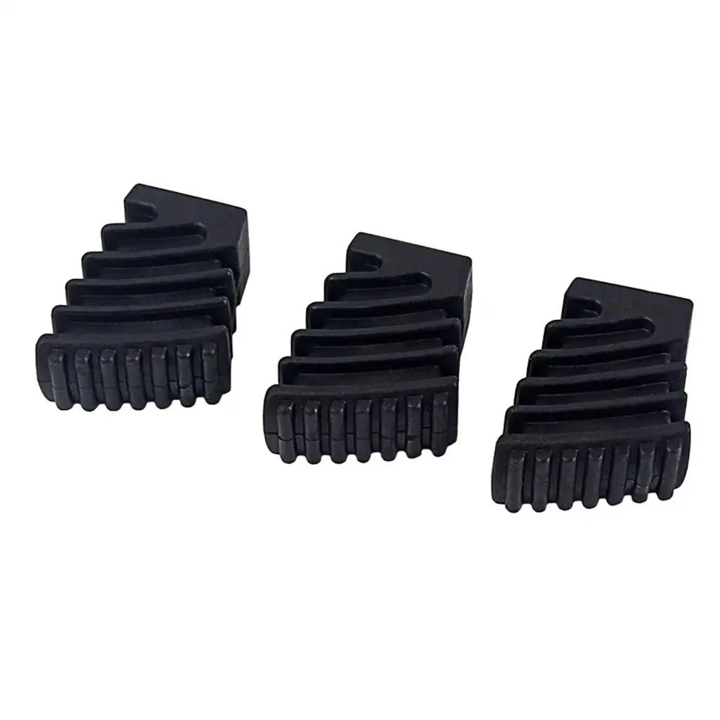 3 Pieces Drum Rubber Feet Pad Small Code Fit for for Drum Hardware Cymbal Stands