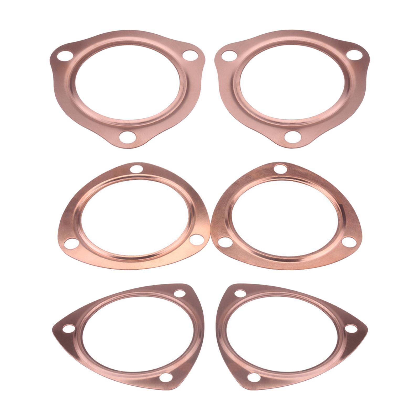 Header Collector Gaskets Colorfast Anti Scratch Durable Anti Strike for Sbc Bbc 302 350 454 Direct Replaces Automotive