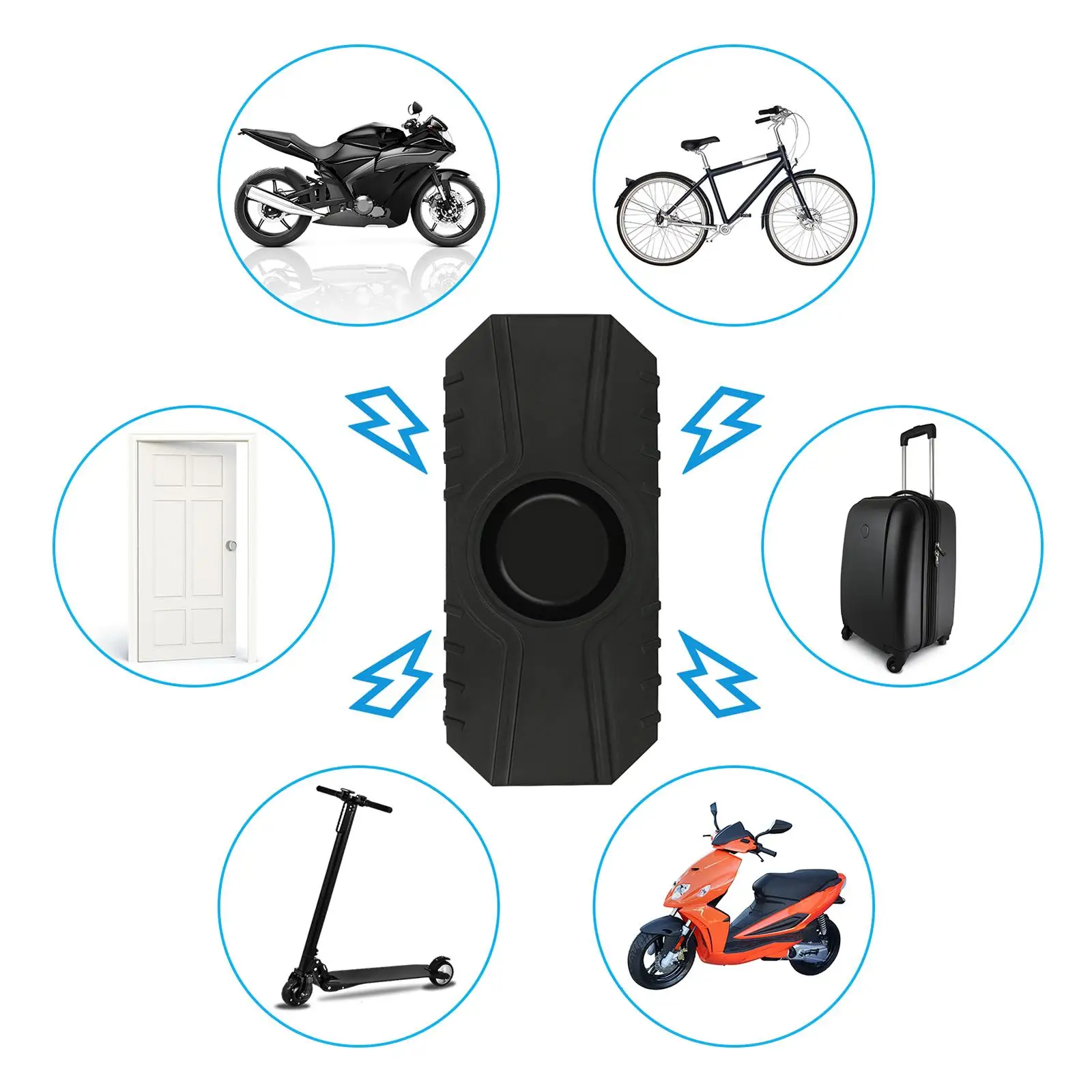 Anti-Theft Bicycle Alarm Bike Moto Security Alarm System Scooter Motorcycle Home Security System Bike Wireless Alarm Motorcycle