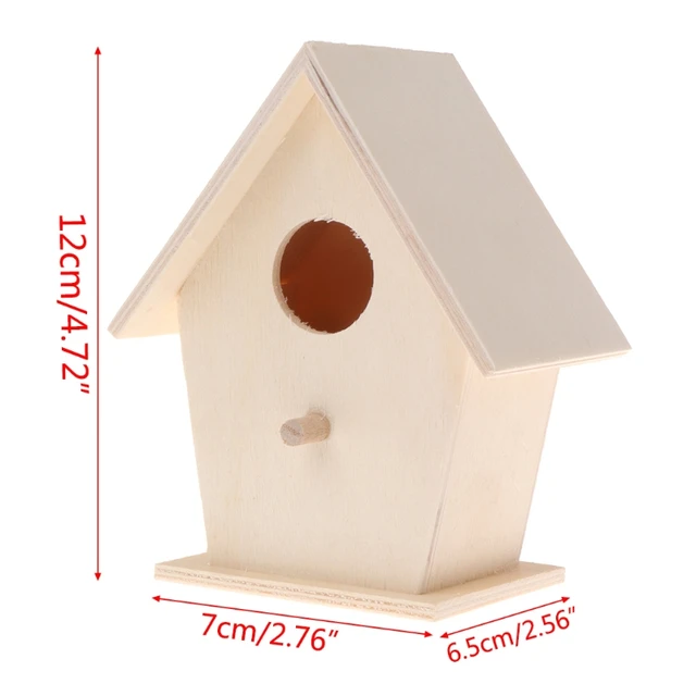 Nid d'oiseau en bois extérieur, mini nichoir extérieur, terrasse de jardin,  rangée de Rotterdam, boîte d'élevage d'oiseaux perlés - AliExpress