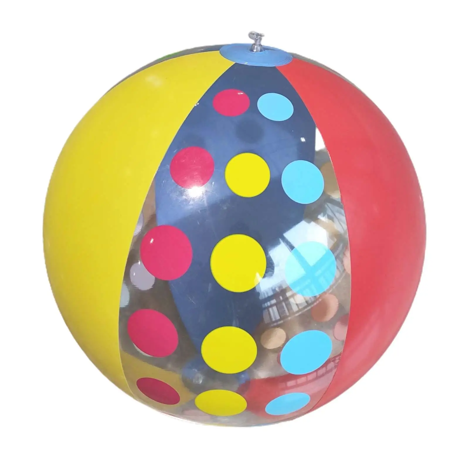 Summer Beach Ball Pool Game 15.75`` Party Favor Leakproof Inflatable Pool Toys Blow Balls for Holiday Party Lake Summer Yard