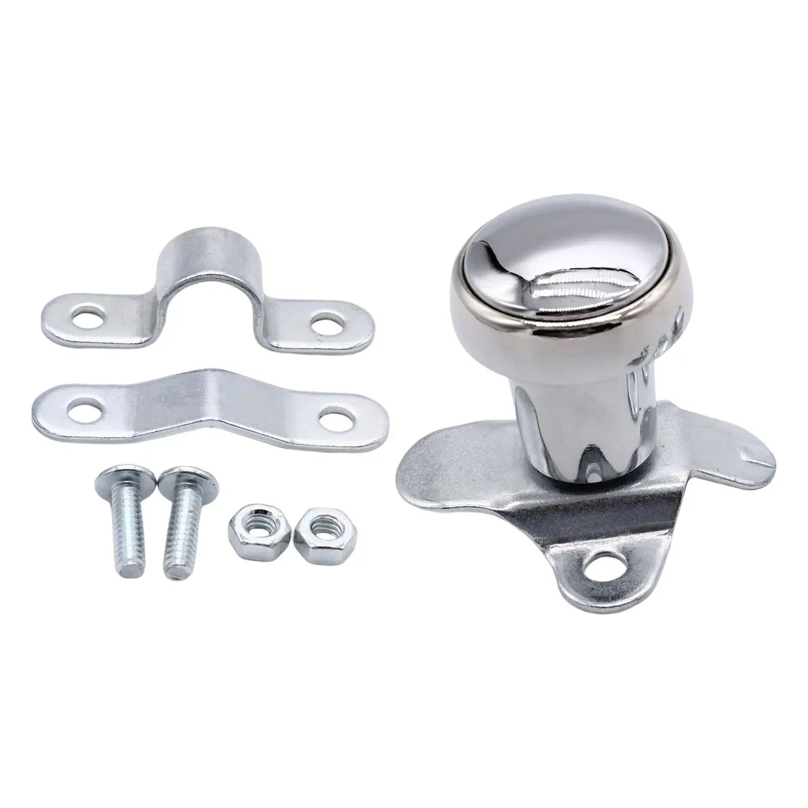 Chrome Steering Wheel / Suicide Knob 70108 Polished Heavy Duty/ for  Vehicles Lawn Mowers Replacement