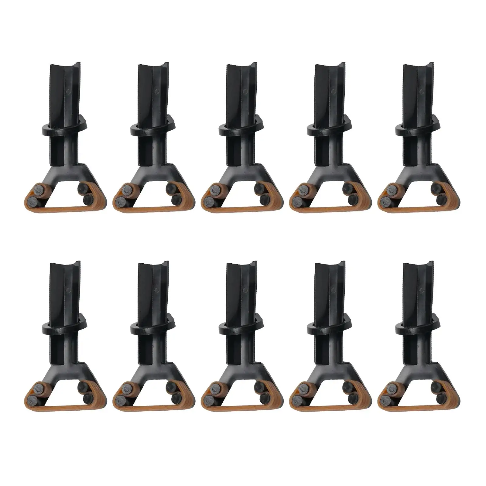 10Pcs Pool Cue Tip Clamp Lightweight Snooker Cue Tip Clamp Fastener Repair Tool for Club Indoor Competition Billiard Party