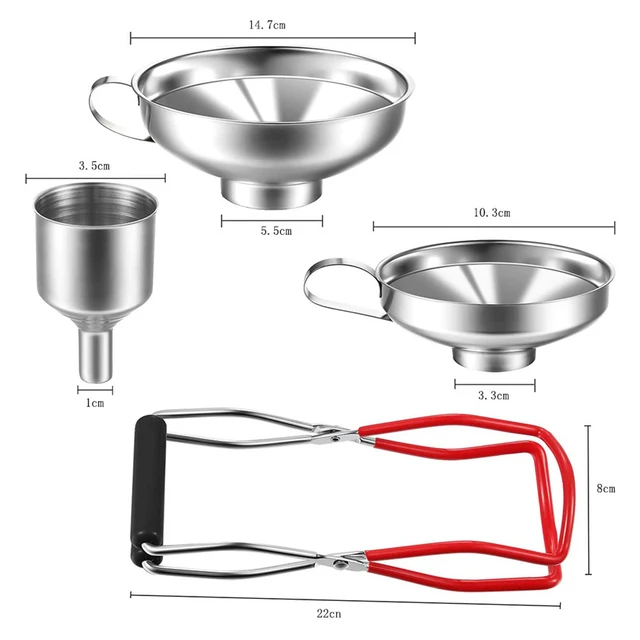 Canning Supplies Starter Kit 7PCS Canning Tools Set with Stainless