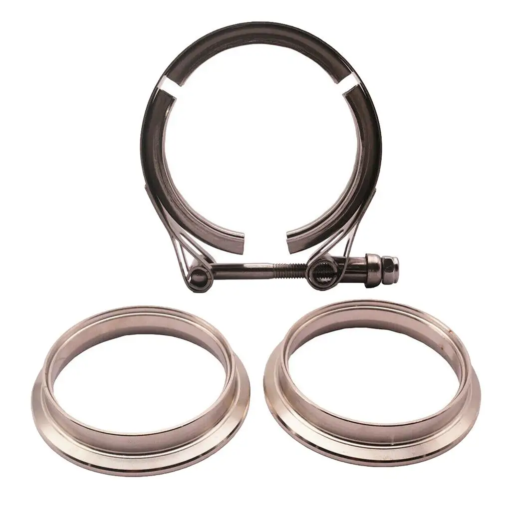 Stainless Steel M / F Flange Intercooler Piping Kit with 3.5 