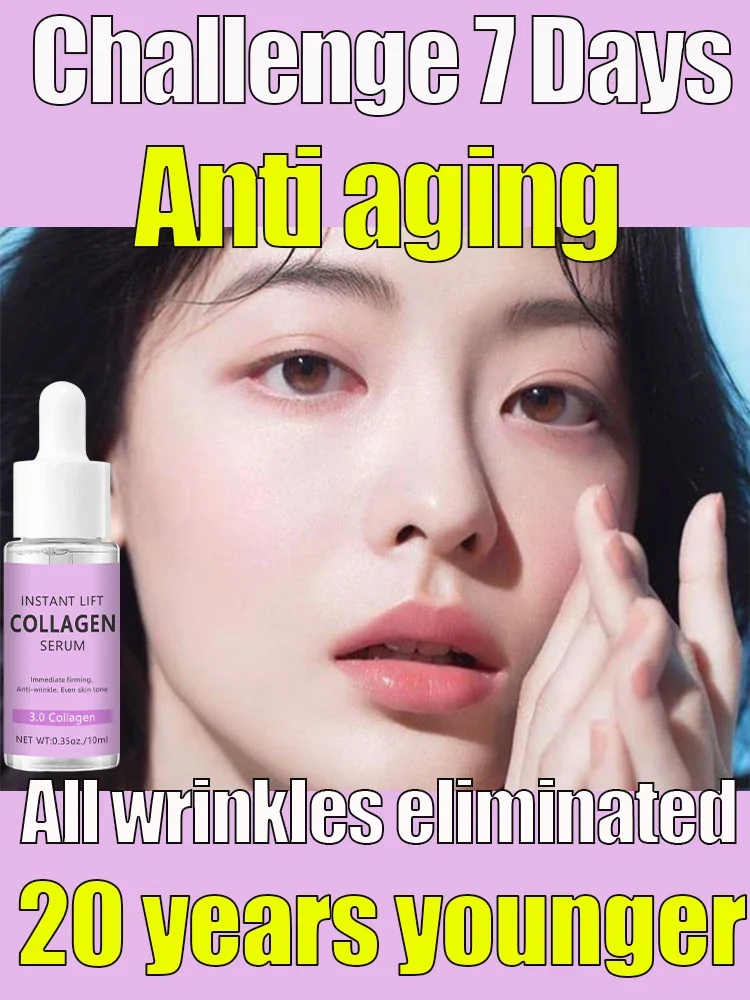 Best of Collagen Face Serum Wrinkle Removal Anti Aging Hyaluronic Acid Forehead Fine Lines Lifting Facial Serum Skin Care Beauty Reviews & Tips