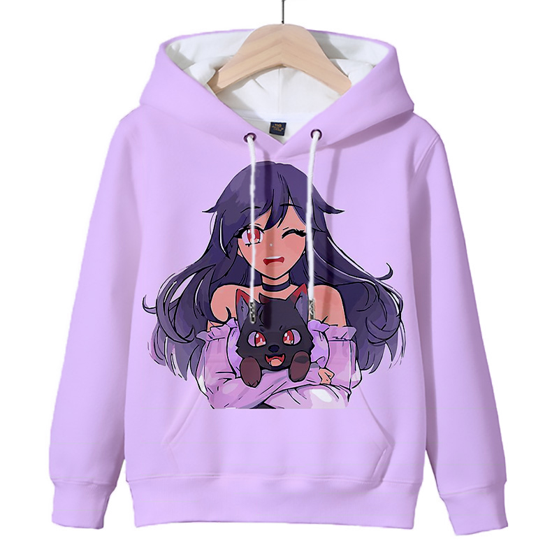 Title 12, Sweat à capuche imprimé Aphmau pour enfants, je...