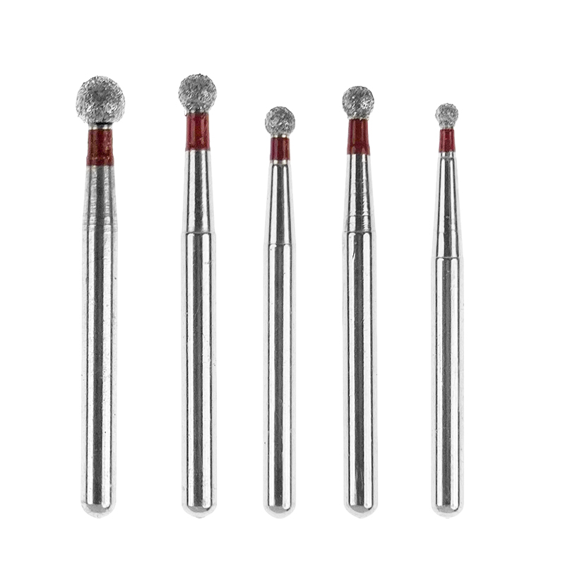 Best of BR Type Dental Diamond Burs Drill Ball Round Type FG 1.6mm For High Speed Handpiece Polishing Teeth Stainless Steel Reviews & Tips - Image 4