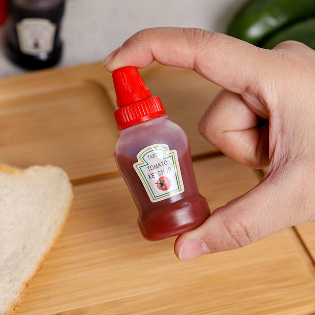 4/8pcs Mini Condiment Squeeze Bottles 25ml Honey/Ketchup/Soy Sauce/Salad  Dressing Dispensers Lunchbox Squeezable Containers Jars - AliExpress