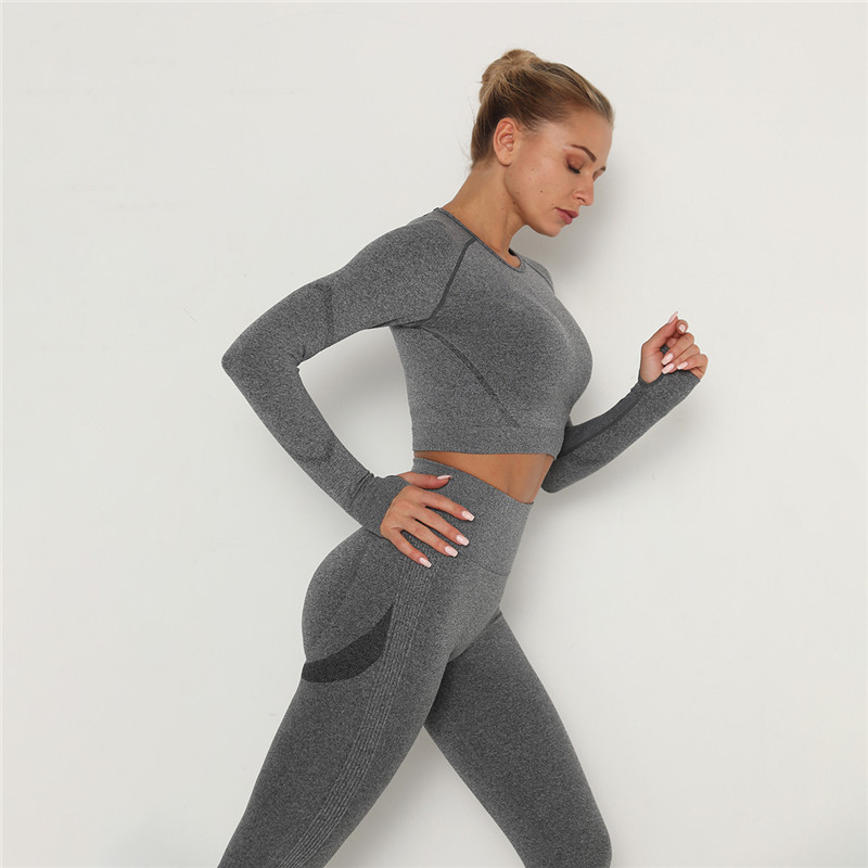 workout outfits ternos esportivos cintura alta yoga