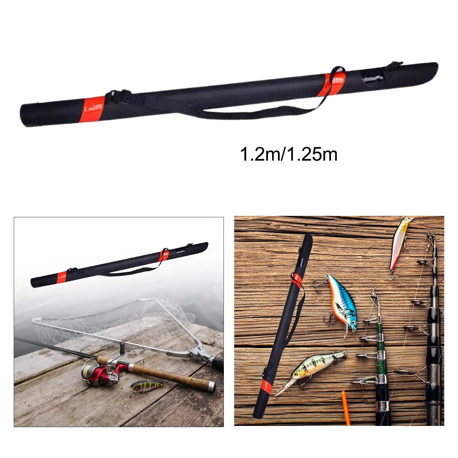 Fly Fishing Rods Case Fishing Rod Organizer Waterproof Lightweight Fishing Rod Cover Outdoor Travel Case Fishing rods Bags